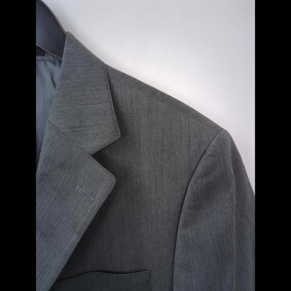 [SOLD] NWT J PRESS Sz US 38R Grey Wool Herringbone Blazer GUABELLO Super 130s - Picture 2 of 11